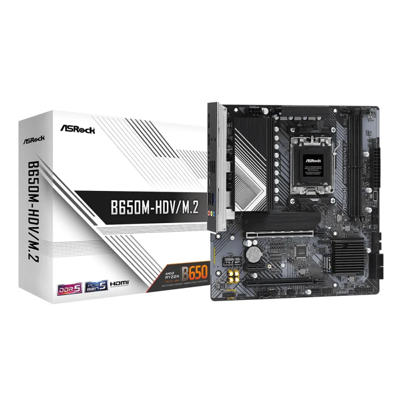 ASRock B650M-HDV/M.2 | AM5 DDR5 | NextGen