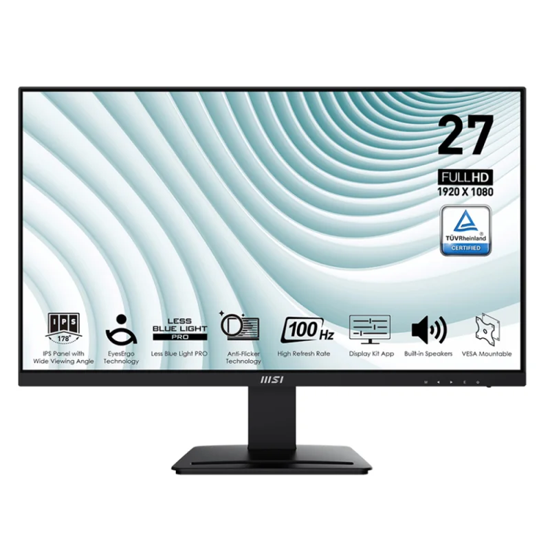 MSI PRO MP273A 27 pouces — IPS Full HD 100 Hz
