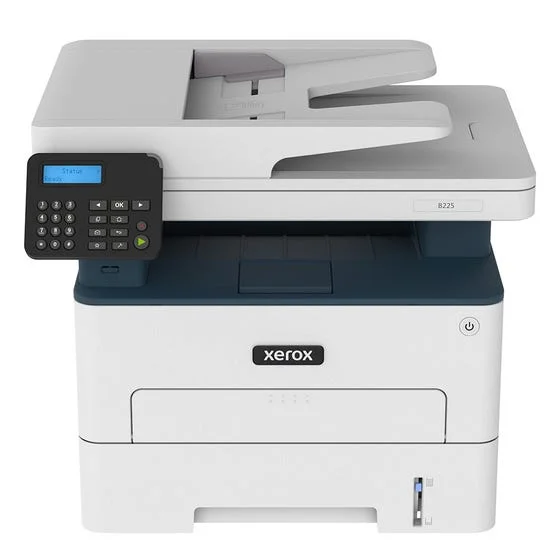 Multifonction laser monochrome Xerox B225 avec chargeur de documents, vue de face