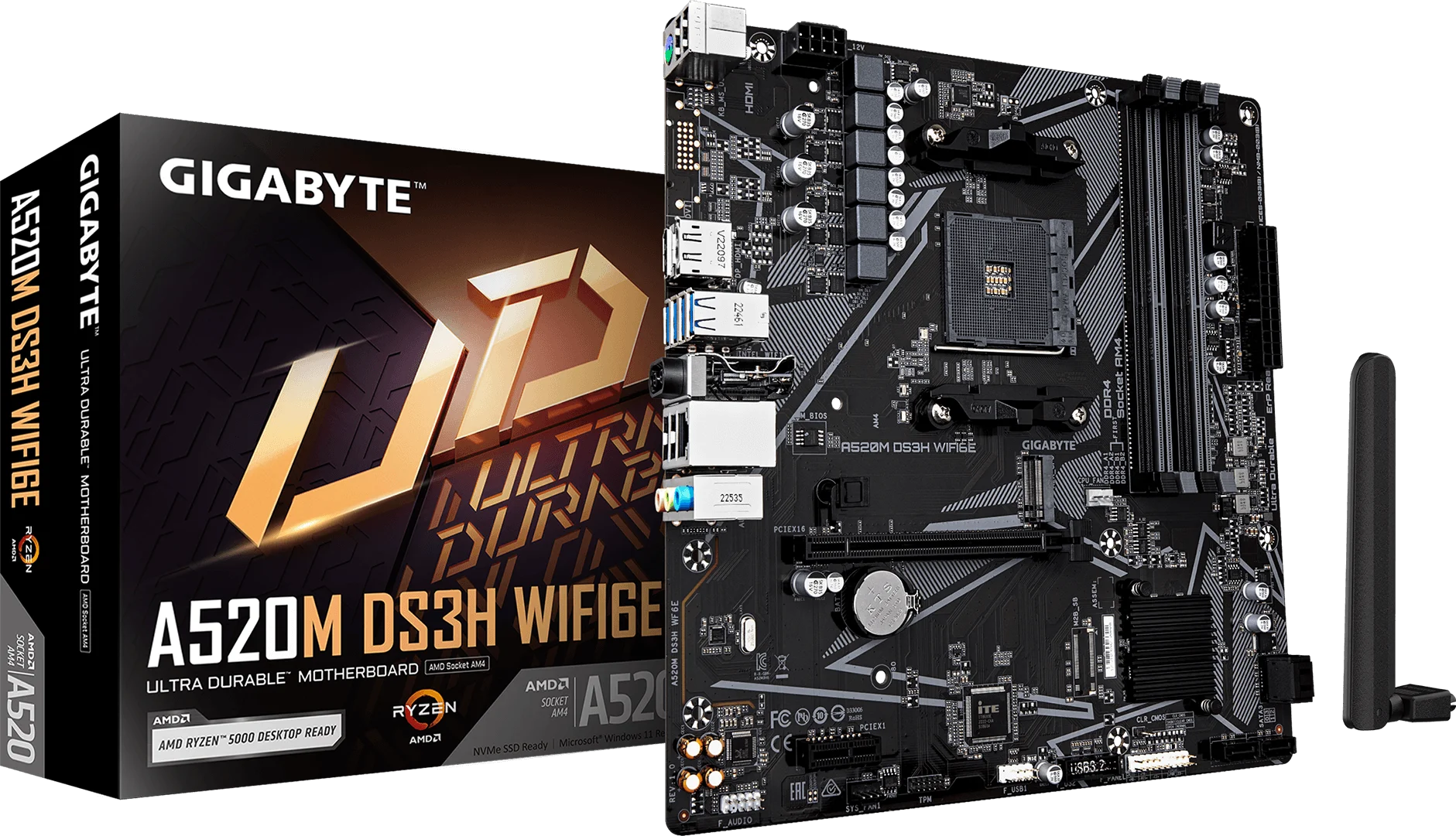 Gigabyte A520M DS3H WiFi | AM4 DDR4 | Budget Gaming