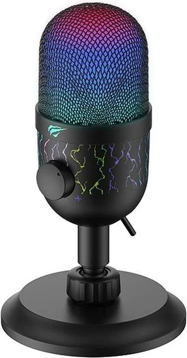 Micro gamer USB HAVIT GK52 noir avec éclairage RGB