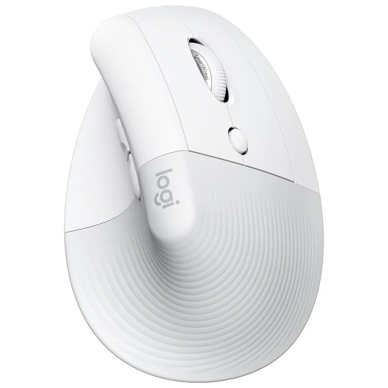 Logitech Lift Vertical Ergonomic Blanc | Sans-fil | 4000 DPI | Prod...