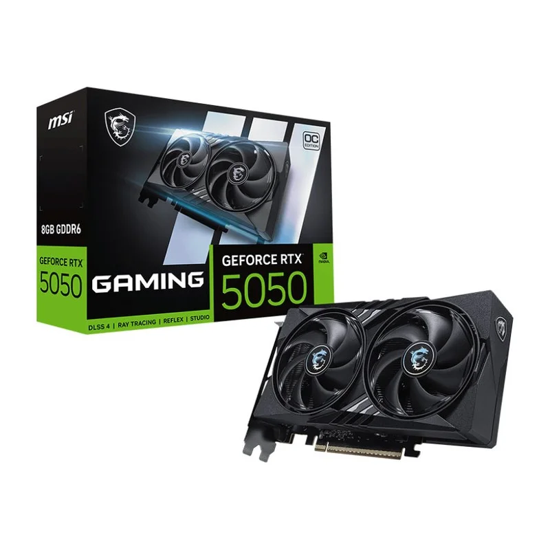 MSI RTX 5050 Gaming OC 8Go | Gaming 1080p