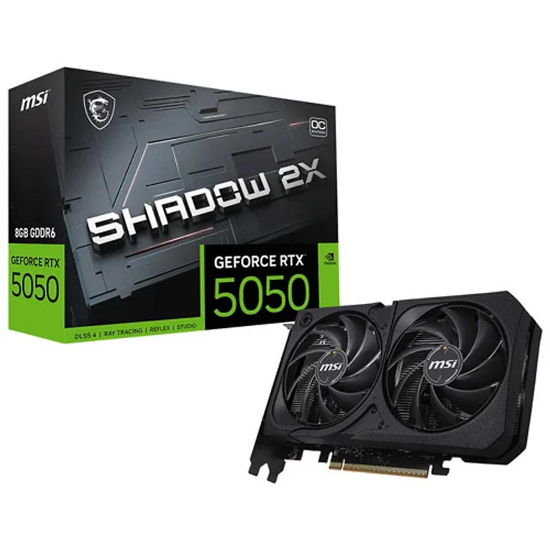 MSI RTX 5050 Shadow 2X OC 8Go | DLSS Gaming