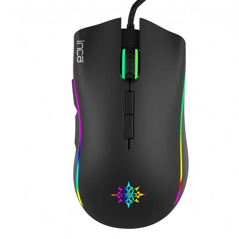 INCA IMG-349 Noir | Filaire | 6400 DPI | RGB | Performance