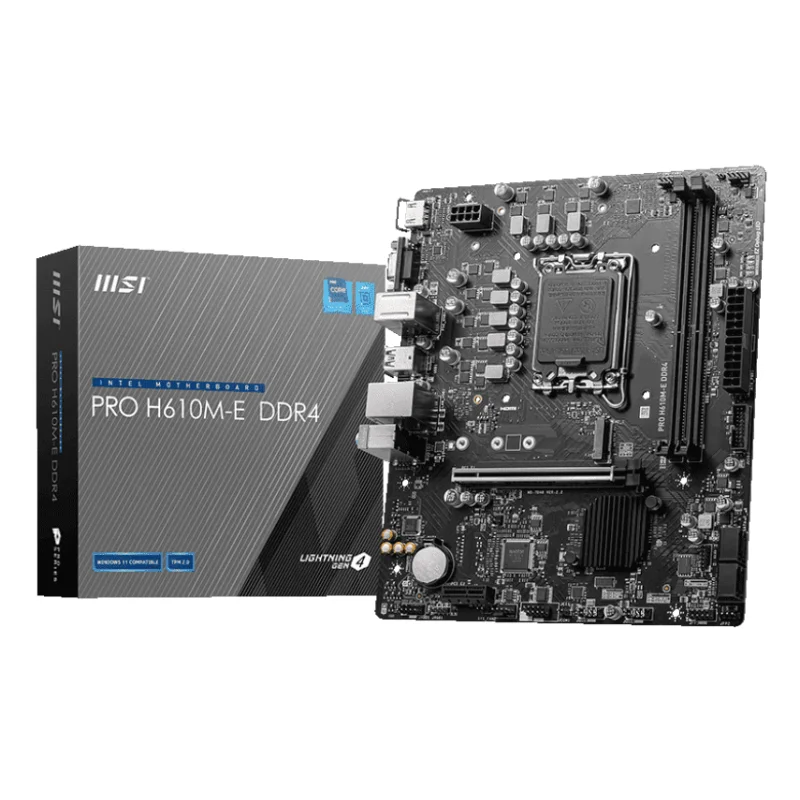 MSI H610M-E | LGA1700 DDR4 | Pro