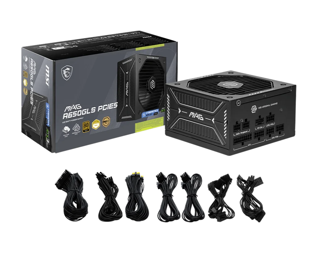 MSI MAG A650GLS 650W 80+ Gold Modulaire | Fiable