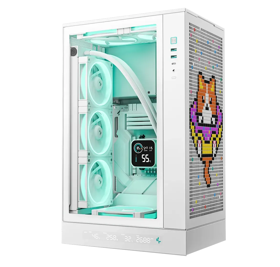 DeepCool CH270 Digital Blanc | Tunisie