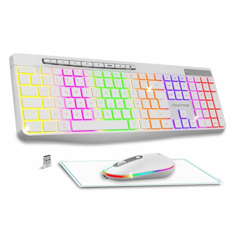 Advance CLS-3100WT Sans-fil RGB Blanc | Tunisie