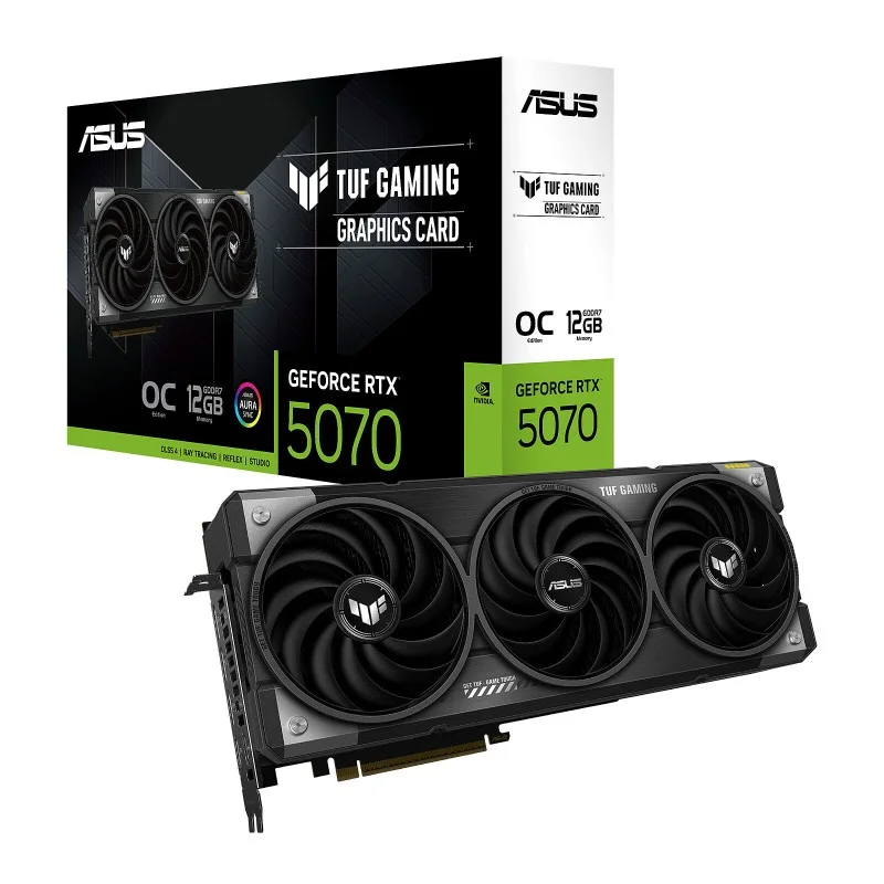 ASUS TUF Gaming RTX 5070 OC 12Go GDDR7 | DLSS 3 Gaming