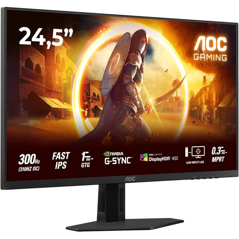 AOC 24.5" FHD | 310Hz 0.3ms Fast IPS | 360Hz Esport