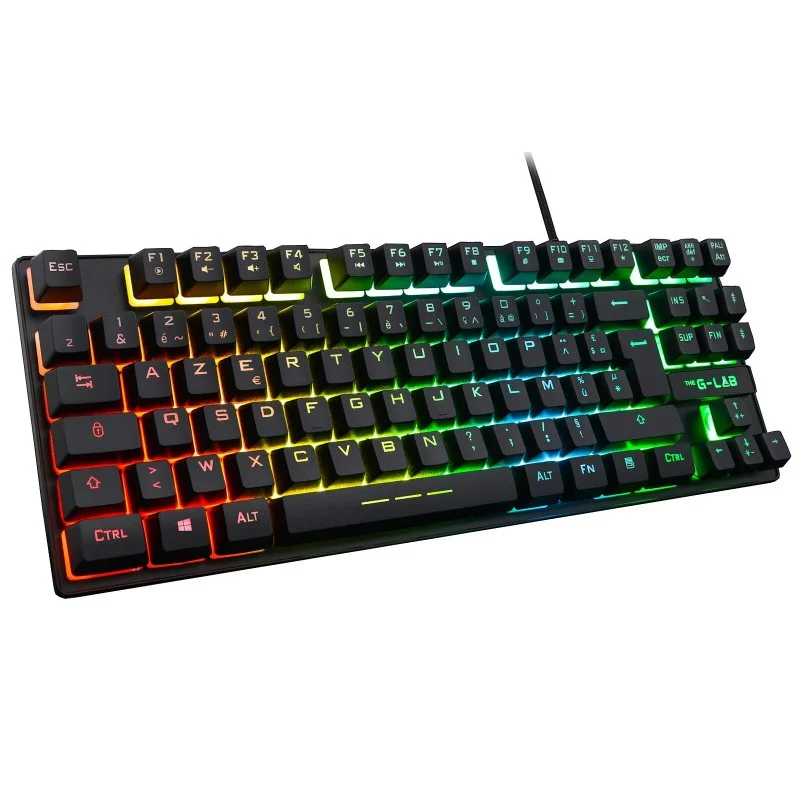 The G-Lab Keyz Caesium | TKL | Membrane | Noir | Sans-fil