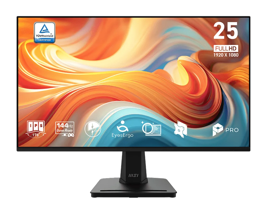 MSI PRO MP251 E14L 24.5" FHD | 144Hz IPS | Bureautique