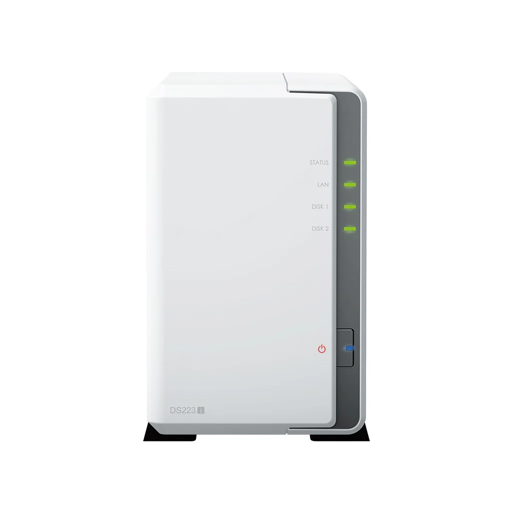 Serveur NAS Synology DS223j à 2 baies, vendu sans disque