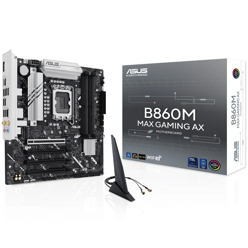 ASUS B860M MAX GAMING AX WiFi | LGA1851 DDR5 | NextGen