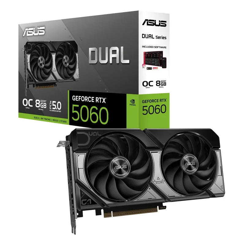 ASUS Dual RTX 5060 OC 8Go GDDR7 | DLSS Gaming