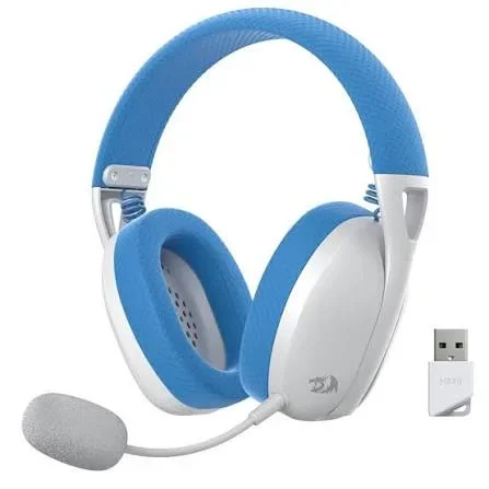 Redragon Ire Pro H848G | Triple Mode | Blanc Bleu | E-sport