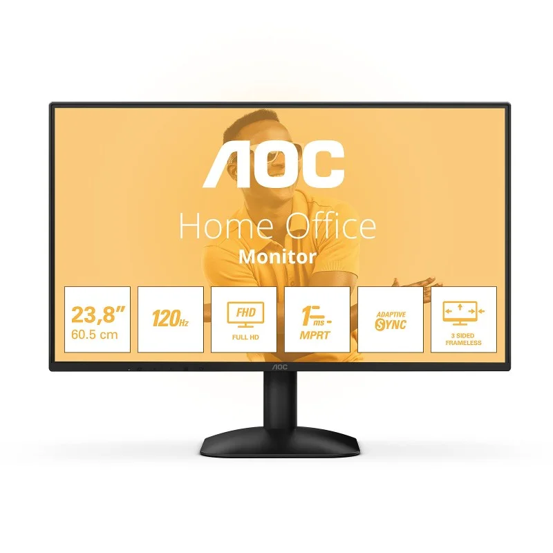 AOC 23.8" FHD 24B31H | 120Hz IPS | Gaming