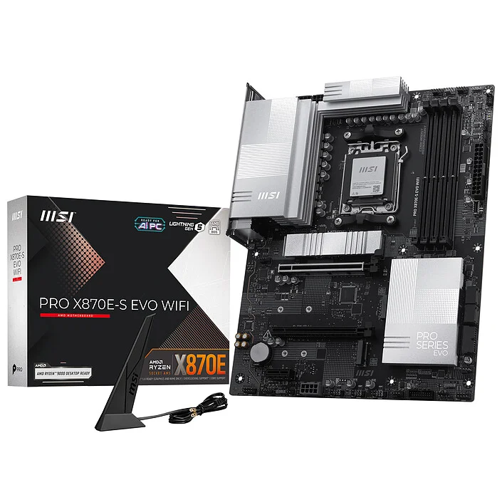 MSI PRO X870E-S EVO WIFI | AM5 DDR5 | PCIe 5.0 Gaming