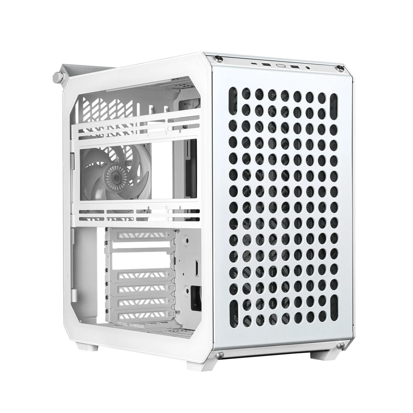 Cooler Master QUBE 500 Flatpack Blanc | Airflow