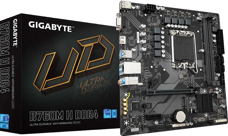 Gigabyte B760M H | LGA1700 DDR4 | Pro