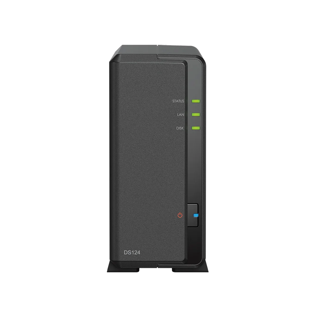 Serveur NAS Synology DS124 à 1 baie, vendu sans disque