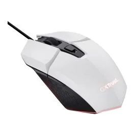 Trust GXT 109W Felox Blanc | Filaire | 6400 DPI | Pro Gaming