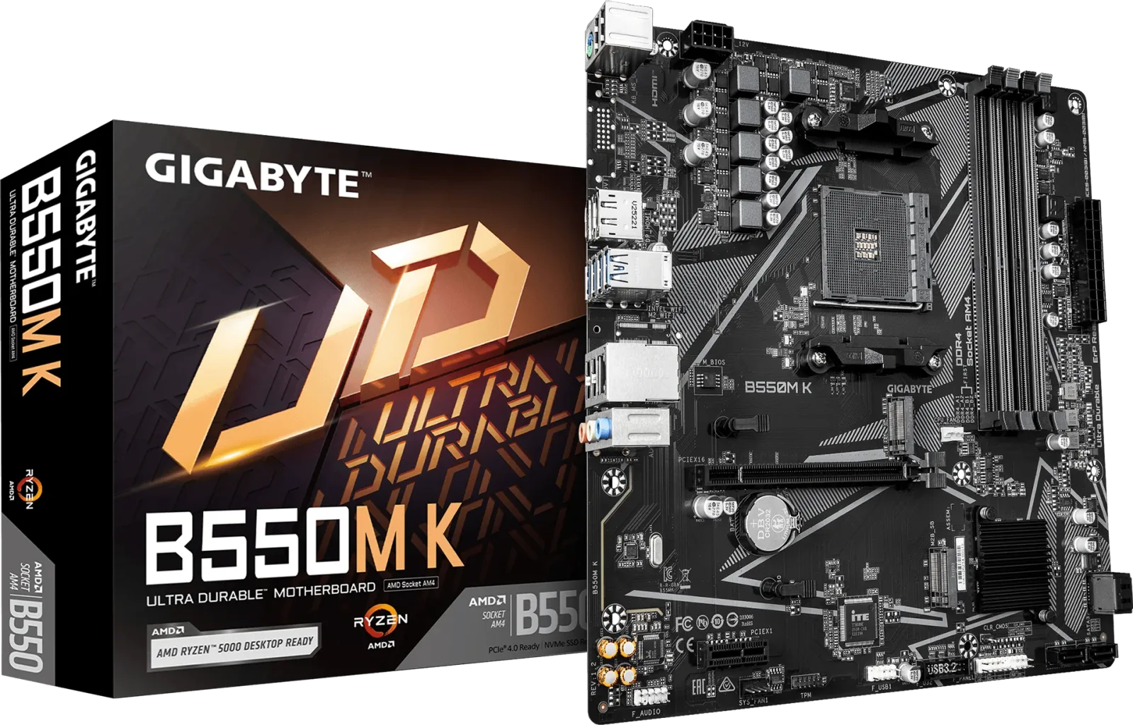Gigabyte B550M K | AM4 DDR4 | Gaming