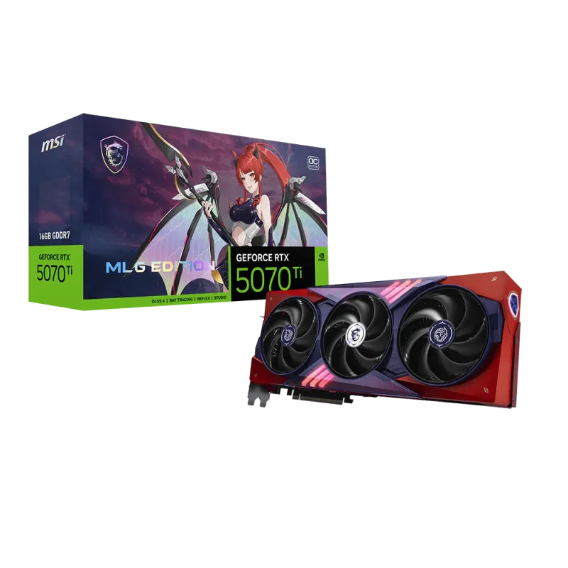 MSI RTX 5070 Ti MLG Edition OC 16Go GDDR7 | DLSS 1440p