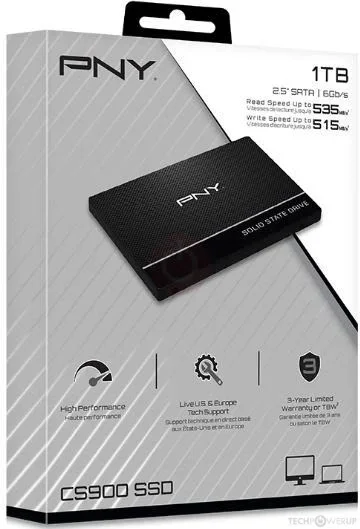 PNY CS900 SSD SATA 1To | 560MB/s | SSD Gaming