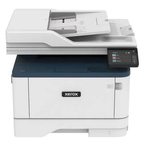 Multifonction laser monochrome Xerox B305 avec chargeur de documents et écran tactile, vue de face