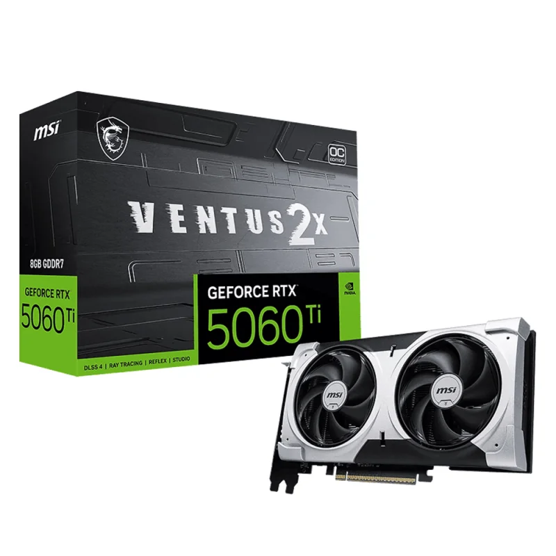MSI RTX 5060 Ti Ventus 2X OC 8Go | DLSS 1080p