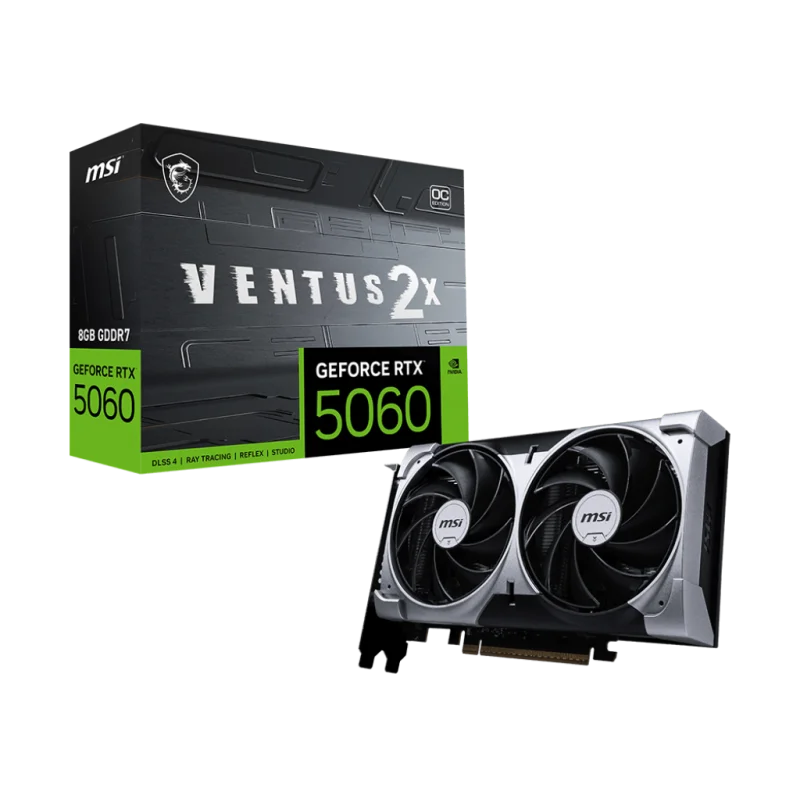 MSI RTX 5060 Ventus 2X OC 8Go GDDR7 | DLSS 1080p