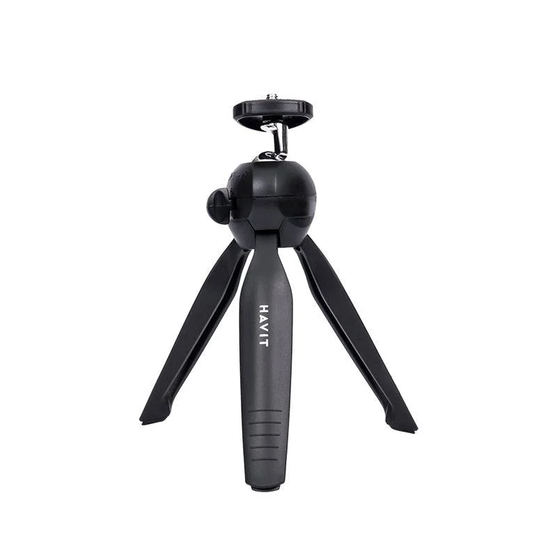 Trépied HAVIT PA301 noir à tête sphérique pour mini vidéoprojecteur