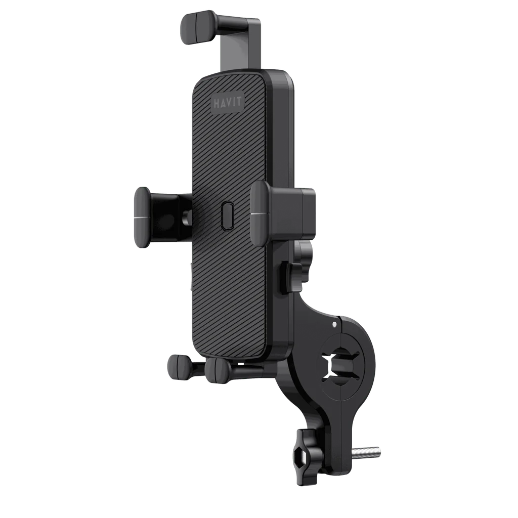 Support de téléphone HAVIT ST7137 noir pour guidon de moto ou de vélo