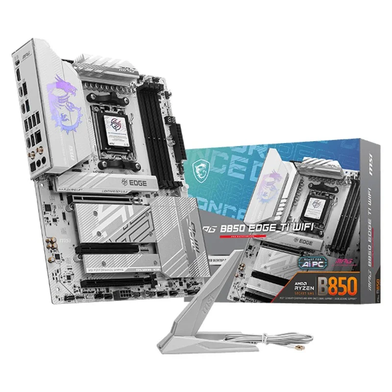 MSI MPG B850 Edge TI WiFi Blanc | AM5 DDR5 | Budget Gaming