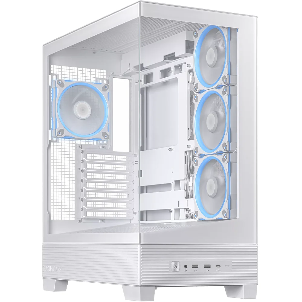 ASUS A31 PLUS TG ARGB Blanc | Airflow