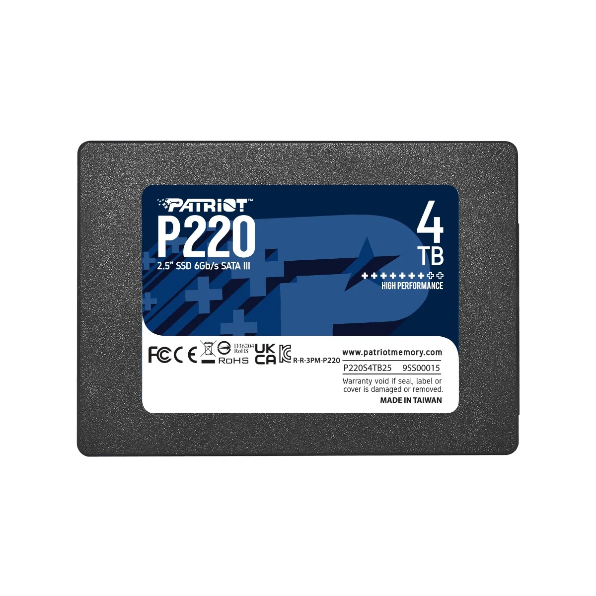 Patriot P220 SSD SATA 128Go | 560MB/s | SATA Rapide