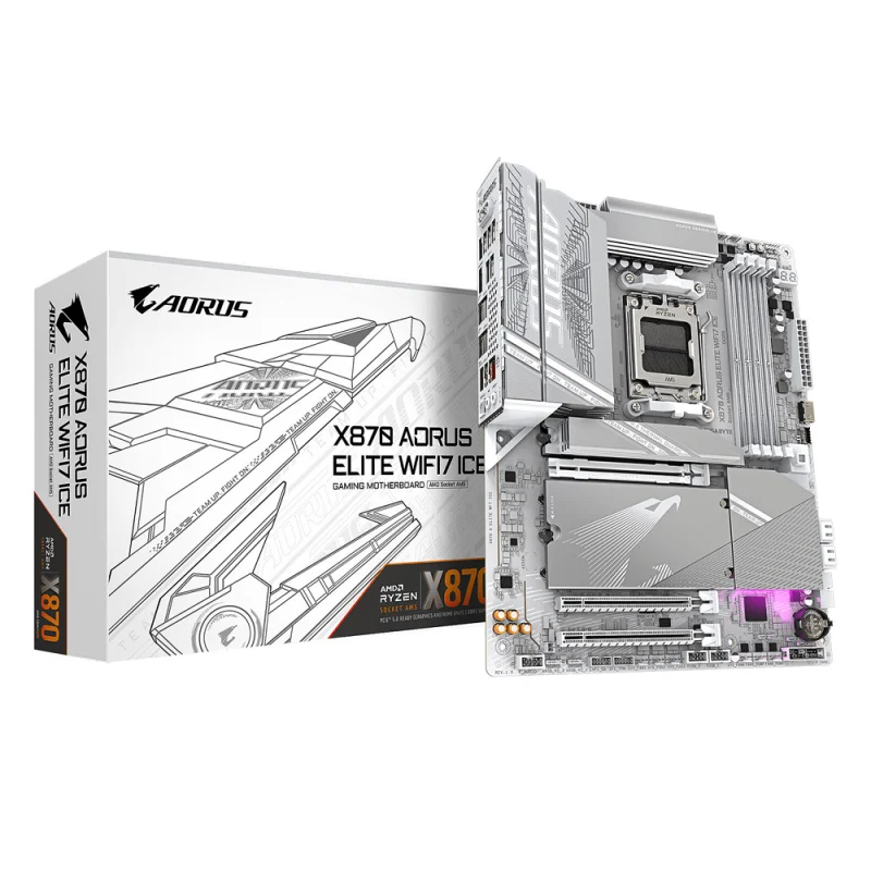 Gigabyte X870 AORUS ELITE WiFi 7 ICE | AM5 DDR5 | NextGen