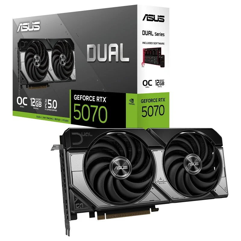 ASUS Dual RTX 5070 12Go GDDR7 OC | RTX 1440p