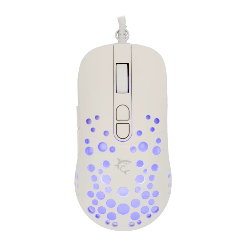 White Shark Tristan GM-9004 Blanc | Filaire | 12800 DPI | Gamer