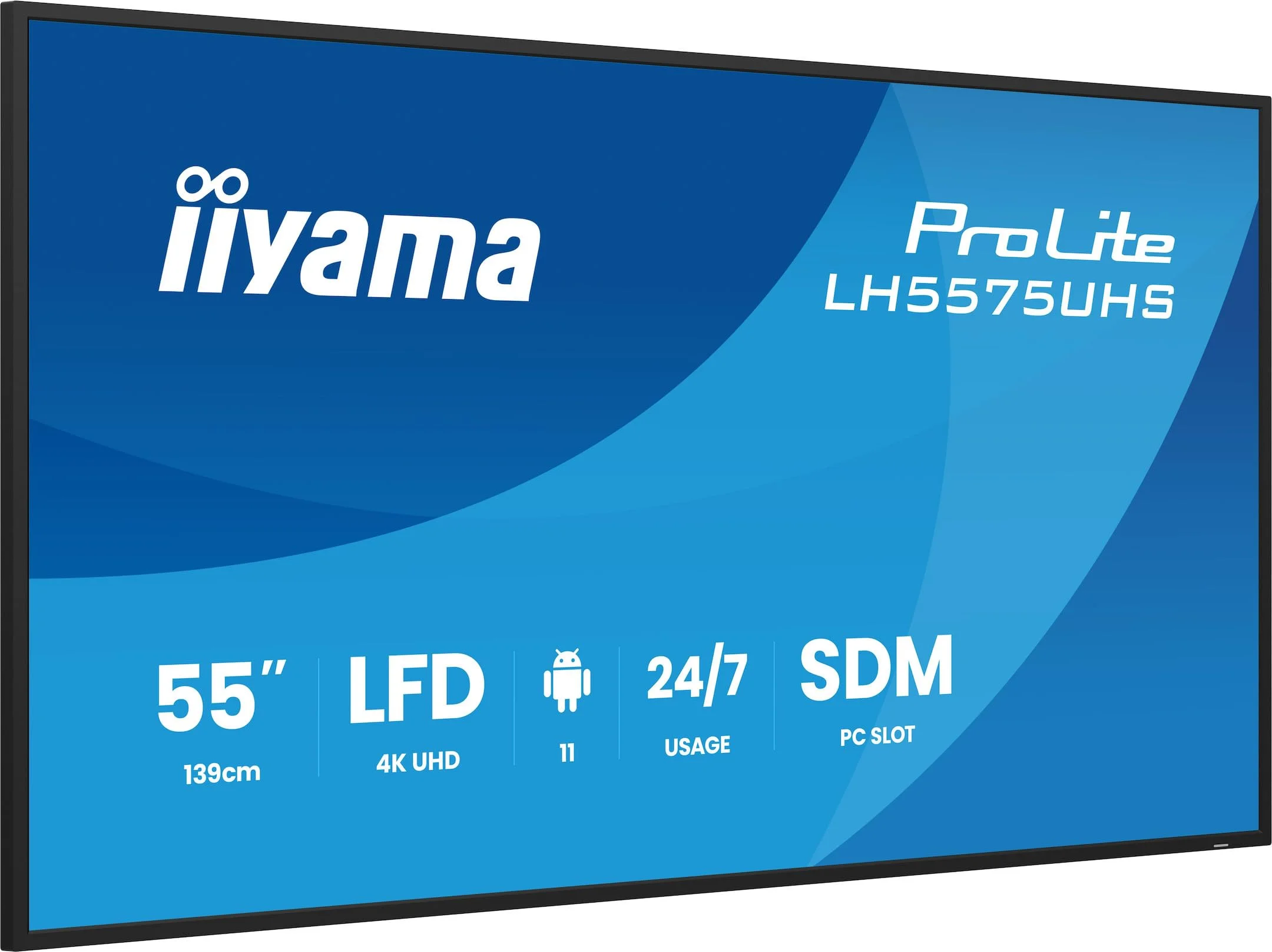 iiyama ProLite 55" 4K UHD | 60Hz IPS | Affichage dynamique