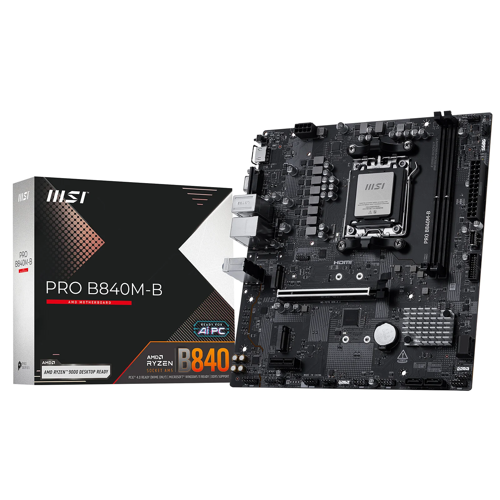 MSI PRO B840M-B | AM5 DDR5 | Budget Gaming