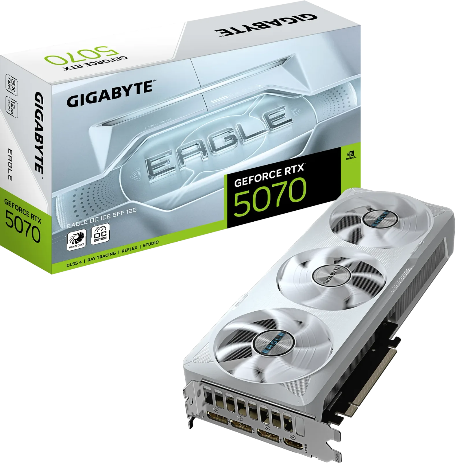 Gigabyte RTX 5070 Eagle OC ICE 12Go | Ray Tracing QHD