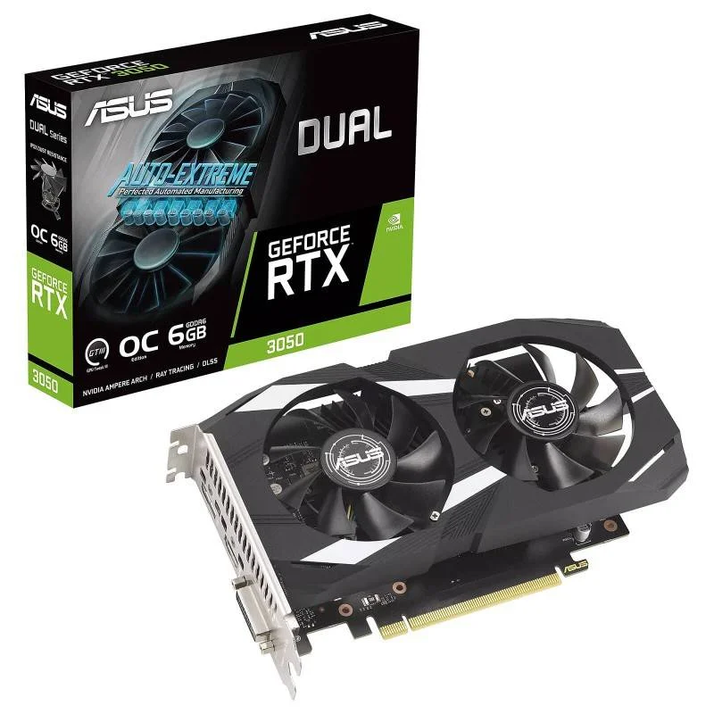 ASUS Dual RTX 3050 OC 6Go | DLSS 1080p