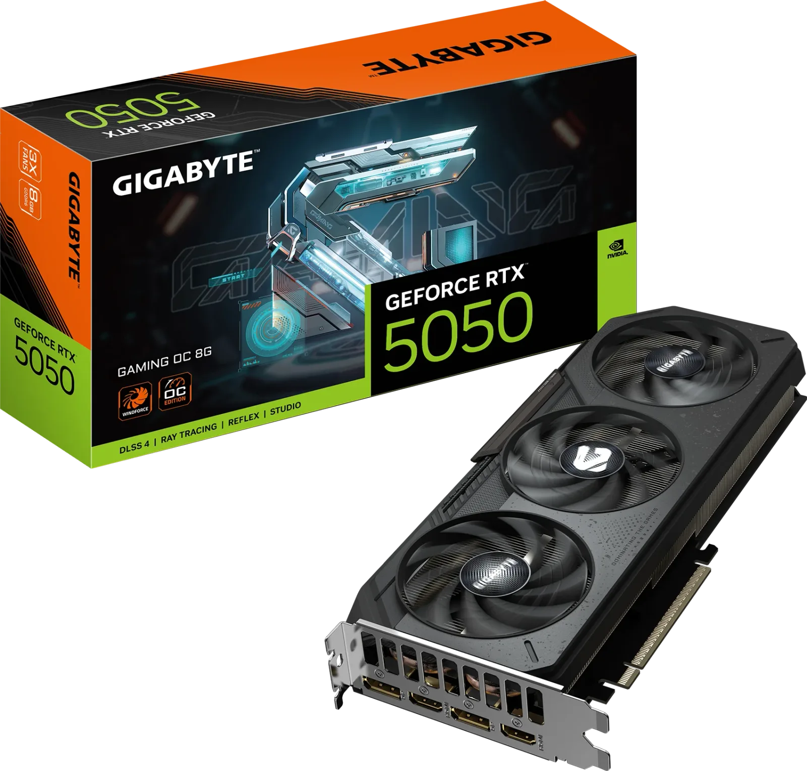 Gigabyte RTX 5050 Gaming OC 8Go | DLSS 1080p