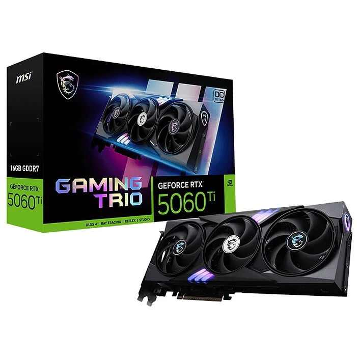 MSI RTX 5060 Ti 16Go Gaming Trio OC | Gaming 1080p