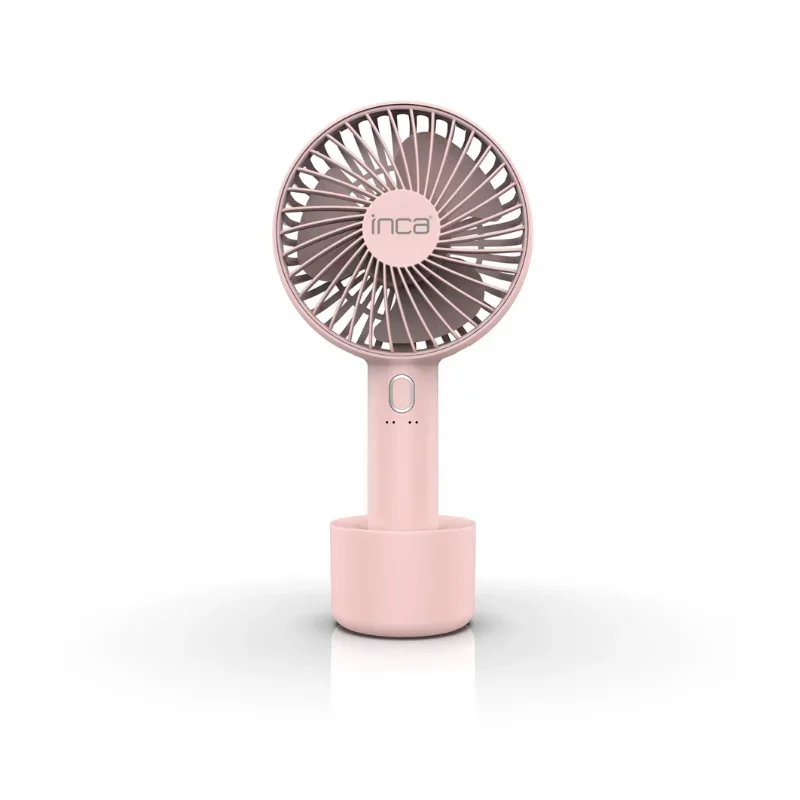 INCA FMI-12P Mini Ventilateur Portable Rose | Rechargeable