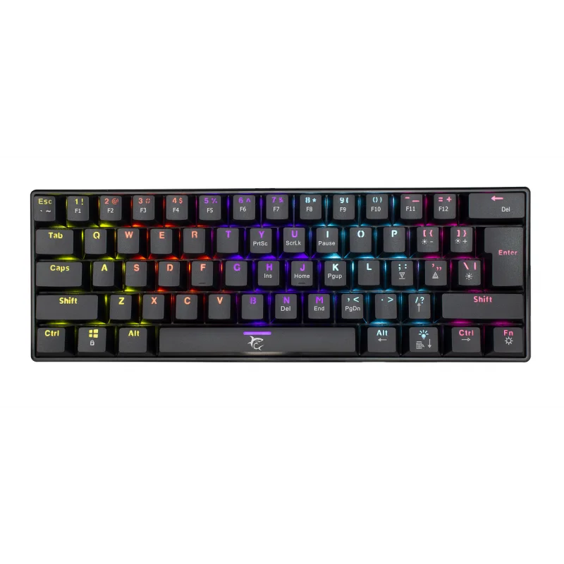White Shark Shinobi | 60% | Outemu Brown Switch | Noir | Filaire