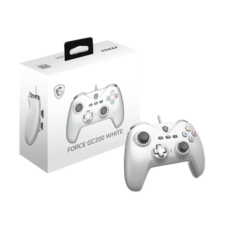MSI Force GC200 Blanc | Manette Filaire | Gamer